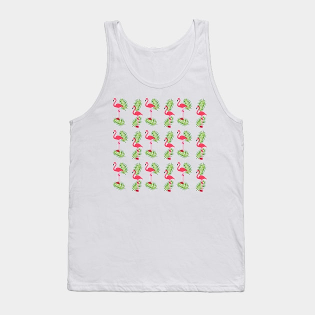 Flemingo Pattern Tank Top by Room Thirty Four